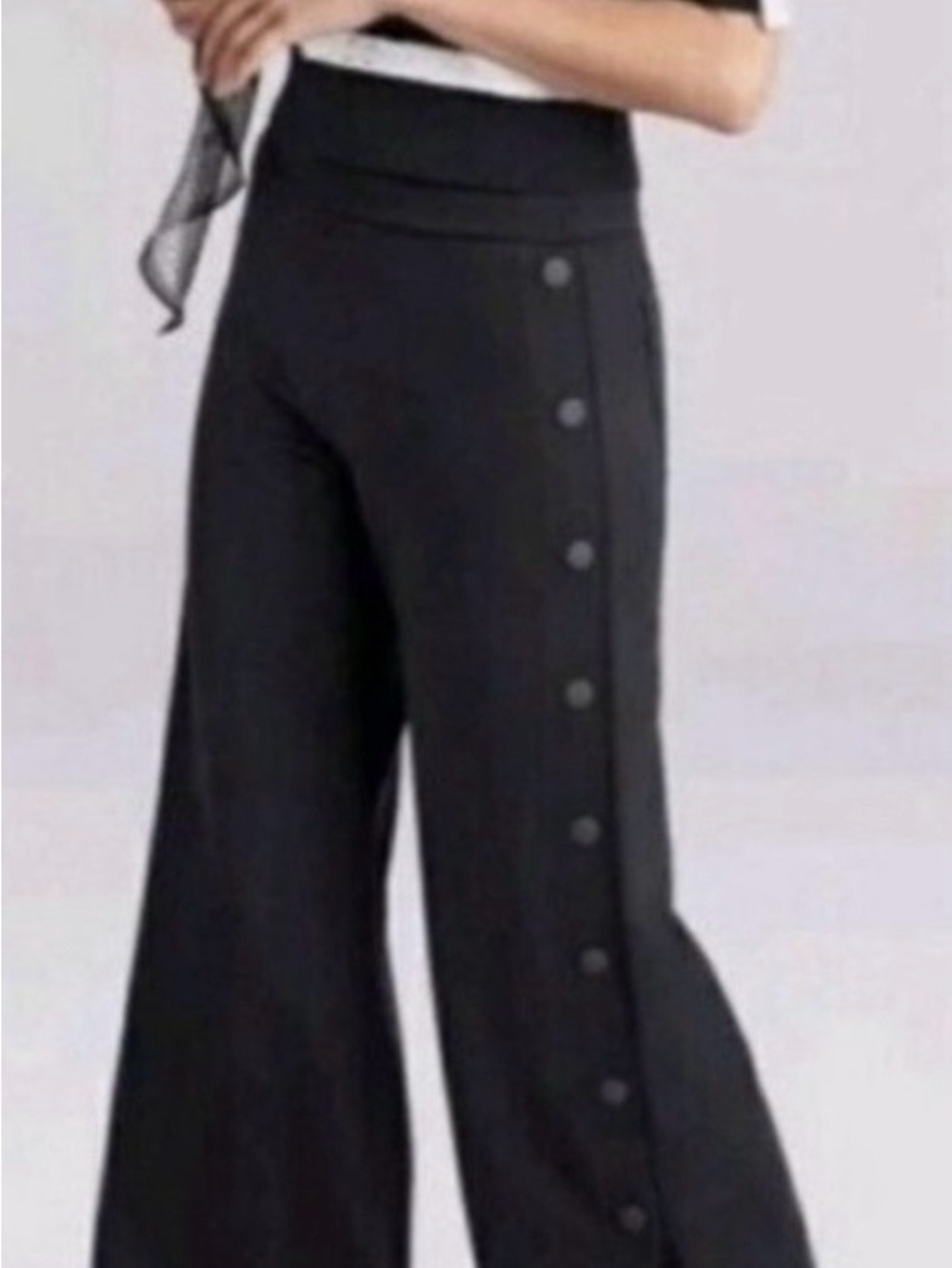 CAbi 5867 Snap Wide-Leg Pants